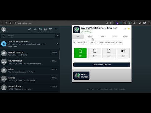 Wappmaster Contact Extractor  gallery image