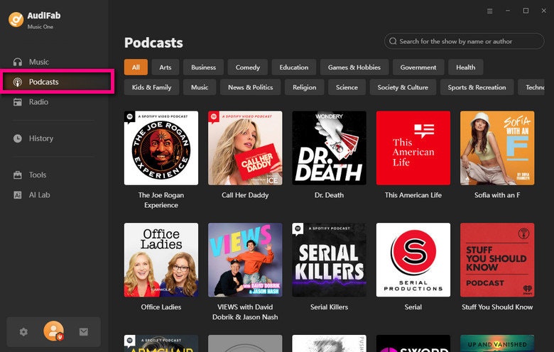 Media Audifab Music One - Tukar muzik streaming ke format mp3 biasa 2