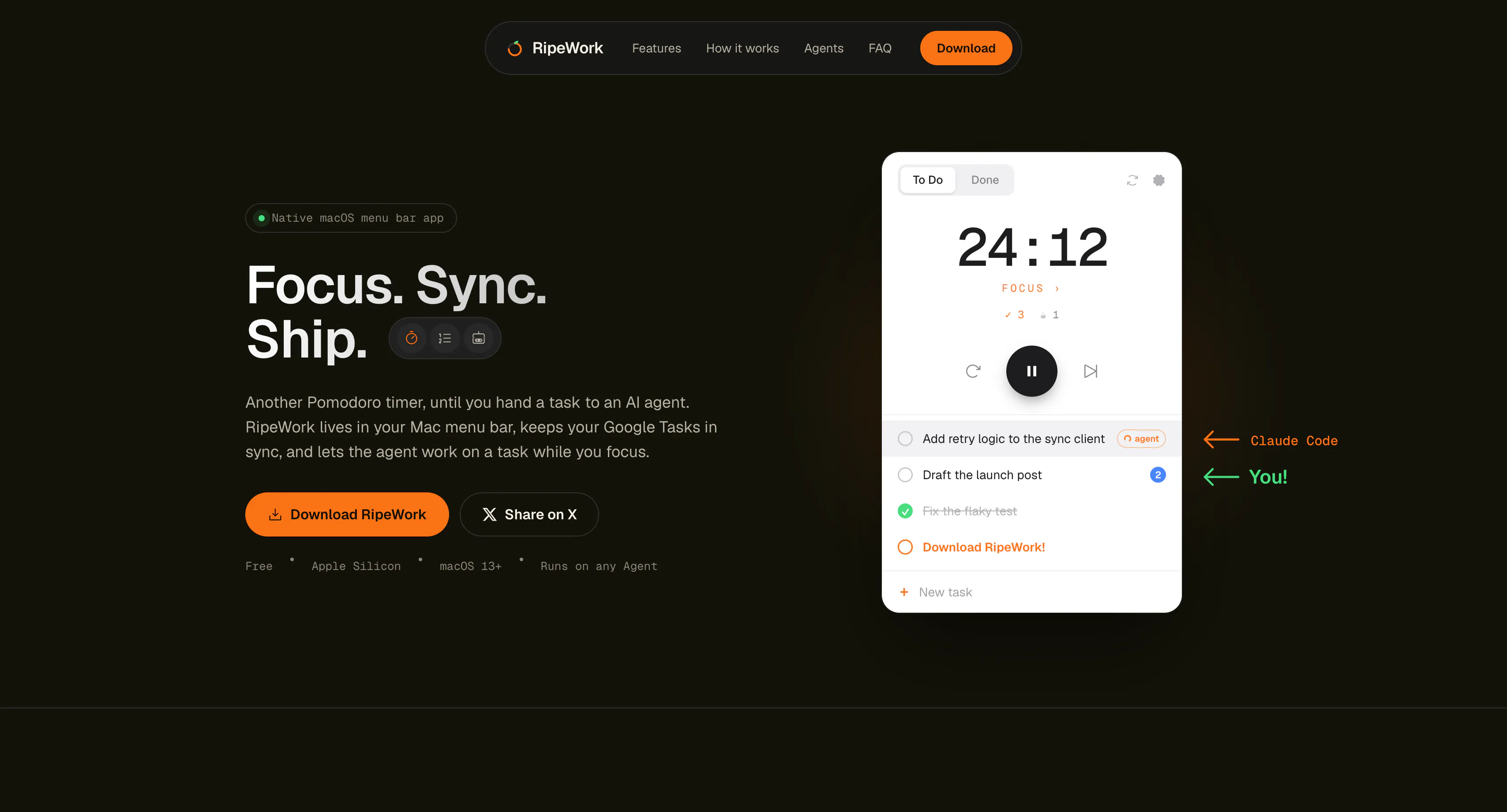 RipeWork screenshot