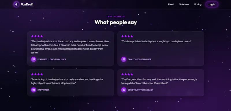 VoxDraft screenshot 4