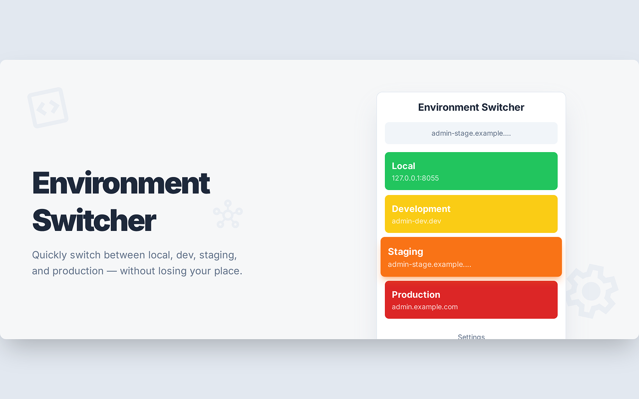 Environment Switcher gallery image