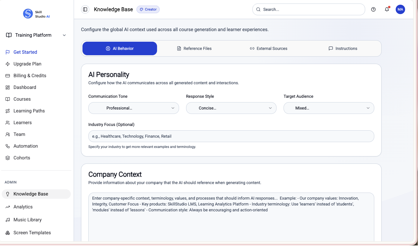 Skill Studio LMS gallery image