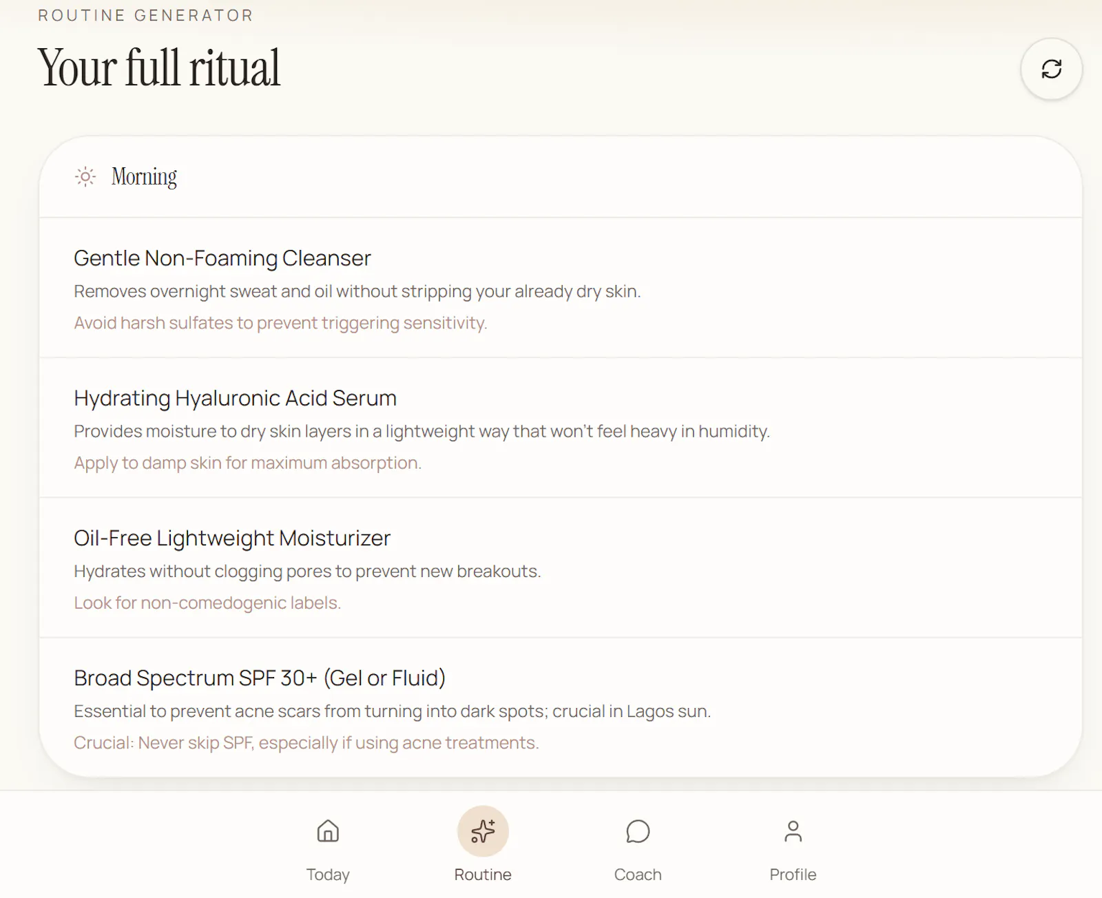 BeautyOS launch screenshot 3