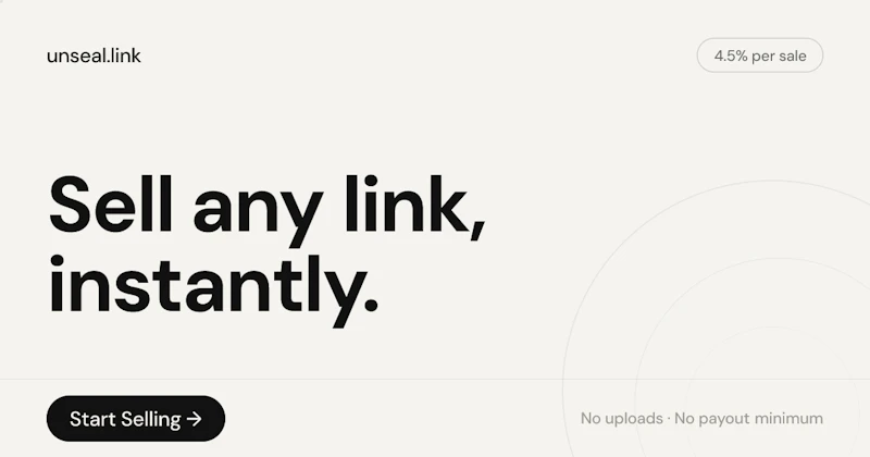 unseal.link screenshot 1