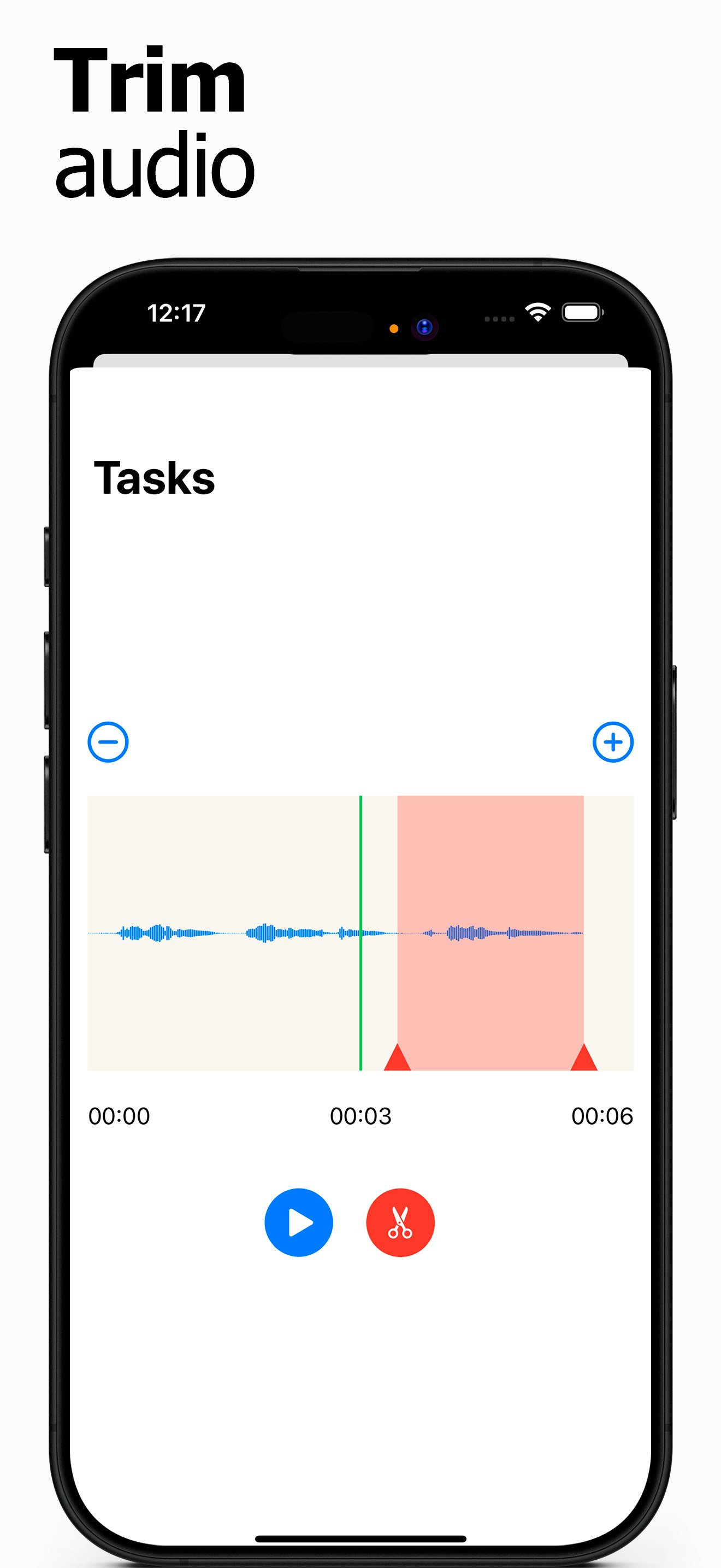 음성 녹음기 및 전사 iOS 앱 미디어 3