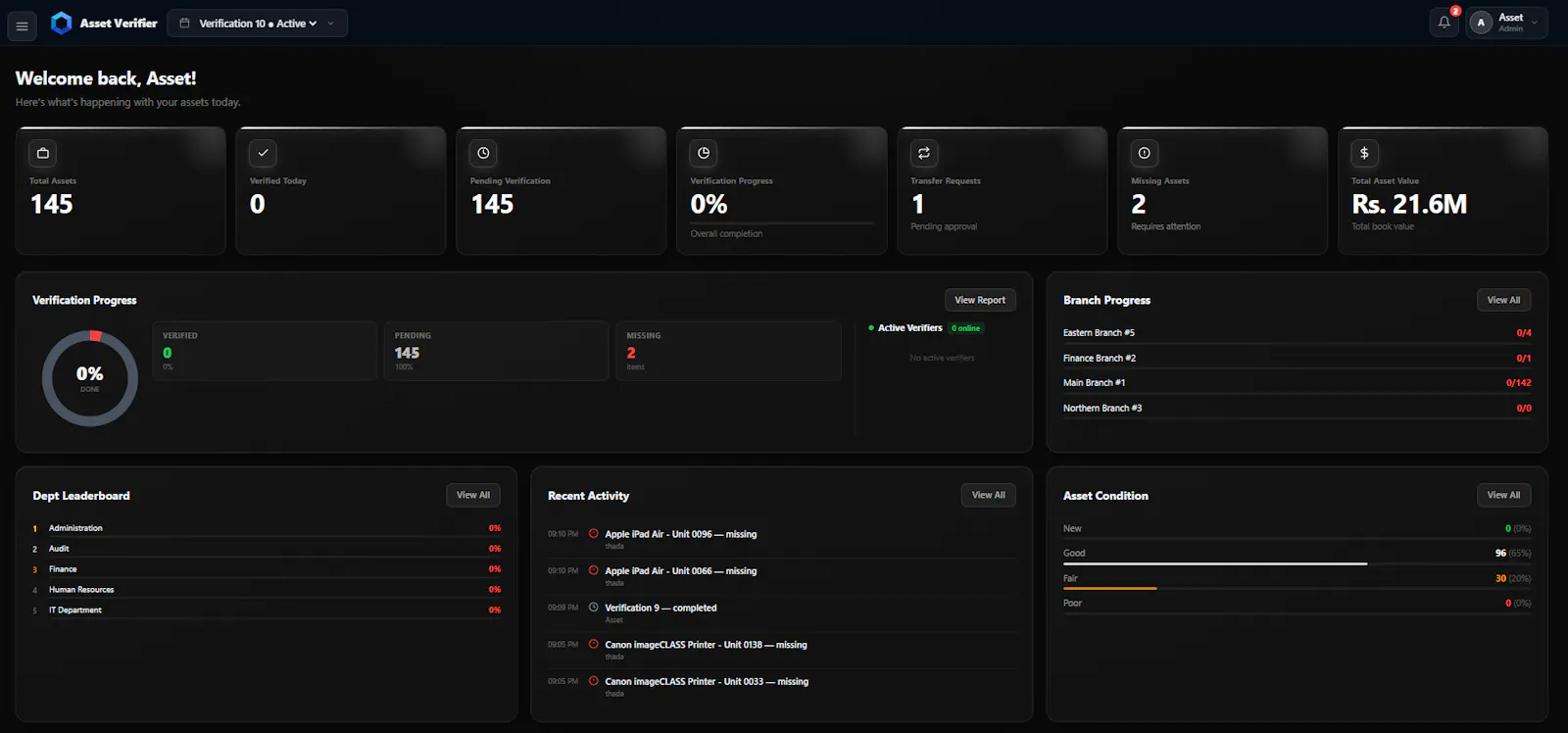 Asset Verifier screenshot 1