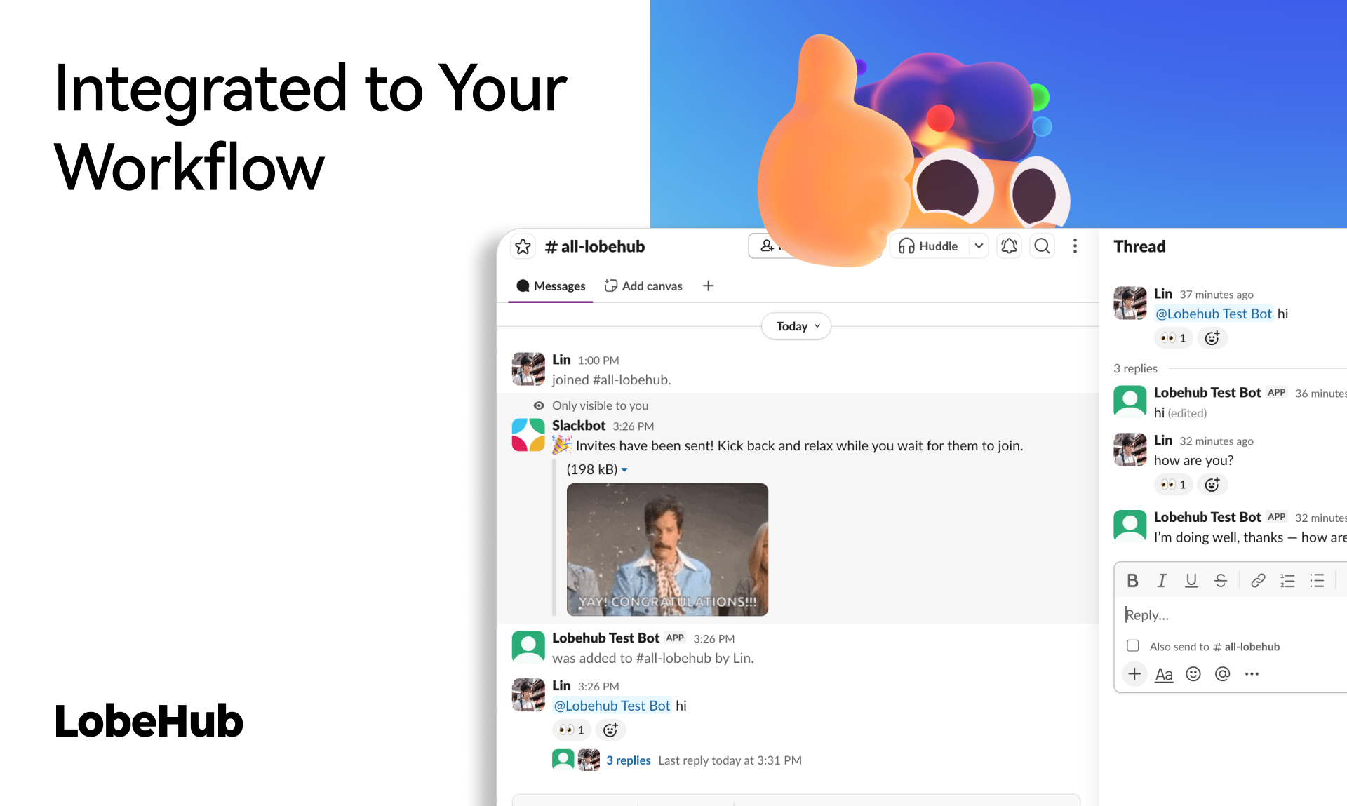 LobeHub IM Integration gallery image