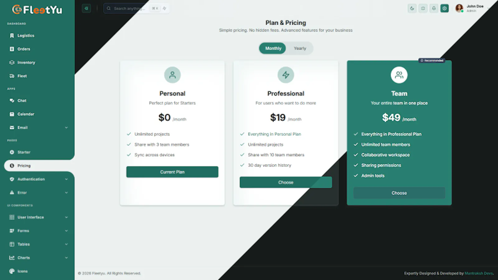 Fleetyu Admin Dashboard screenshot 6
