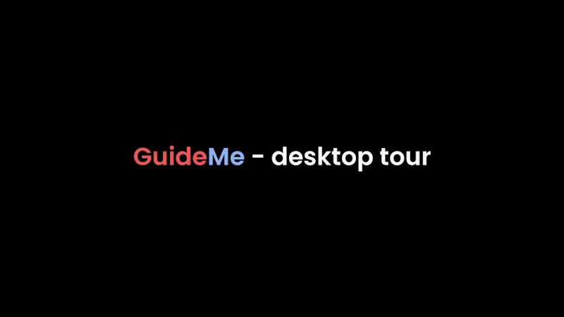 GuideMe screenshot 1 (video preview)