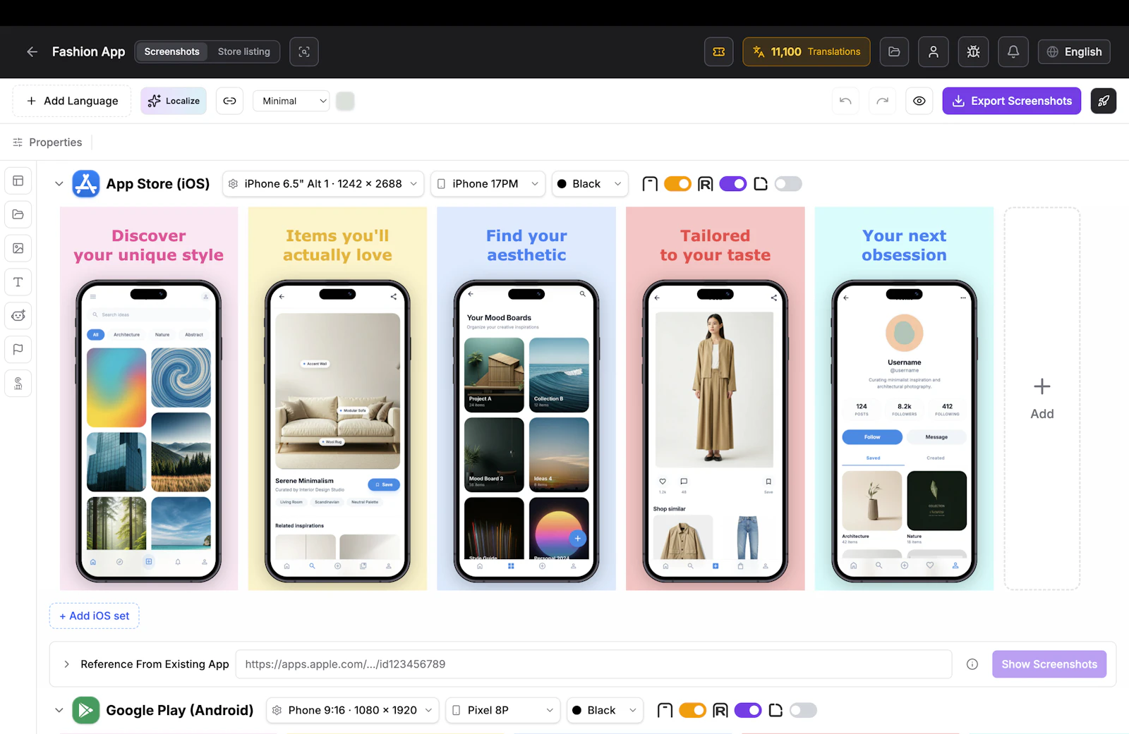 AppScreenStudio screenshot 2