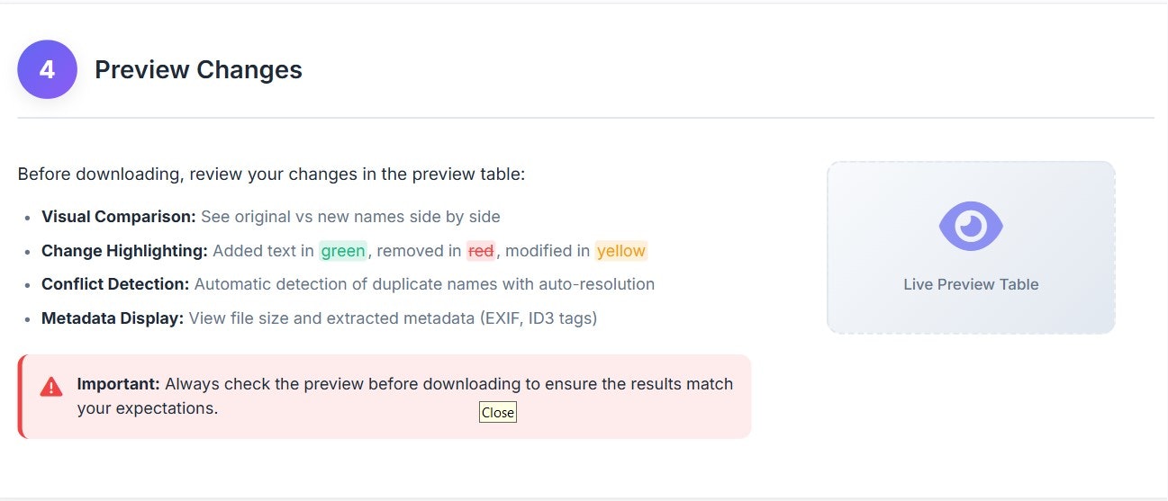 Free Bulk Filename Renamer & Formatter gallery image