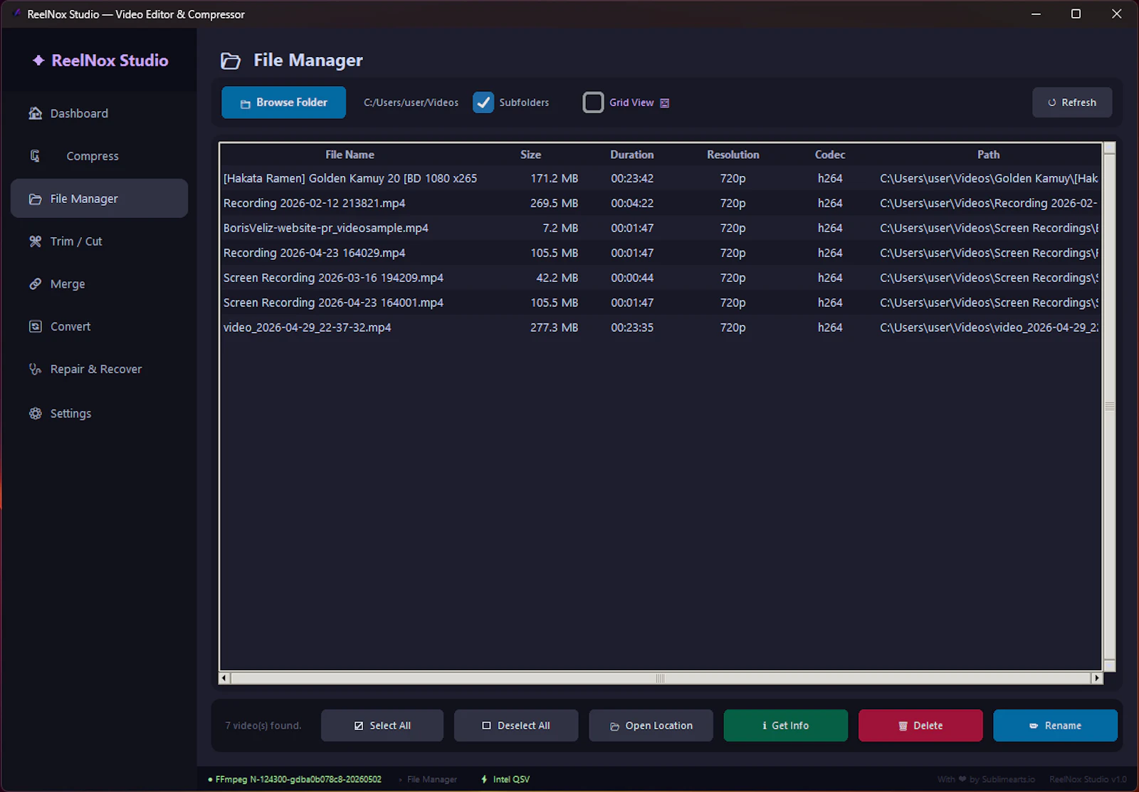 ReelNox Studio screenshot 2