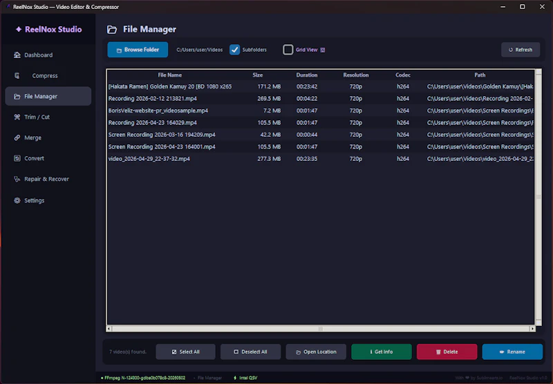 ReelNox Studio screenshot 2