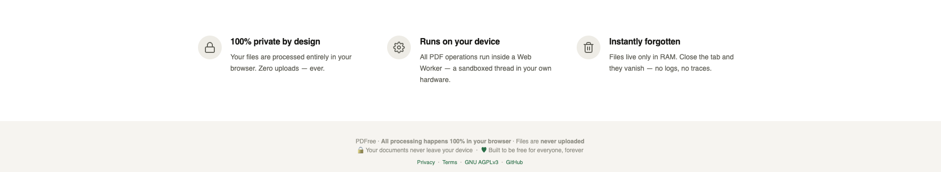 PDFree — Free PDF Tools, No Limits gallery image