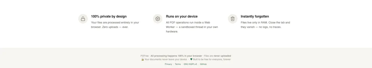 PDFree — Free PDF Tools, No Limits gallery image