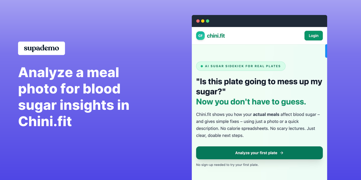 Chini.Fit - Find Hidden Sugar in Meals gallery image