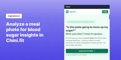 Chini.Fit - Find Hidden Sugar in Meals gallery image