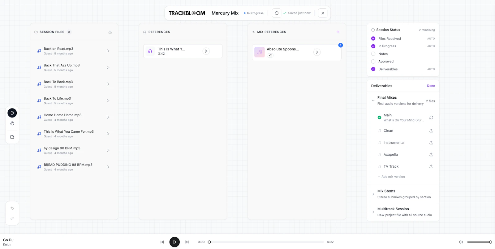 TrackBloom screenshot 5