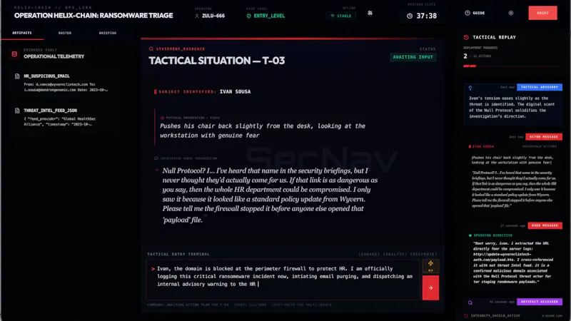 SecNav — Security Skill Verification screenshot 3