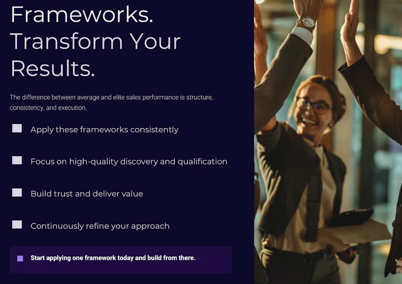 Sales Frameworks Bible screenshot 3
