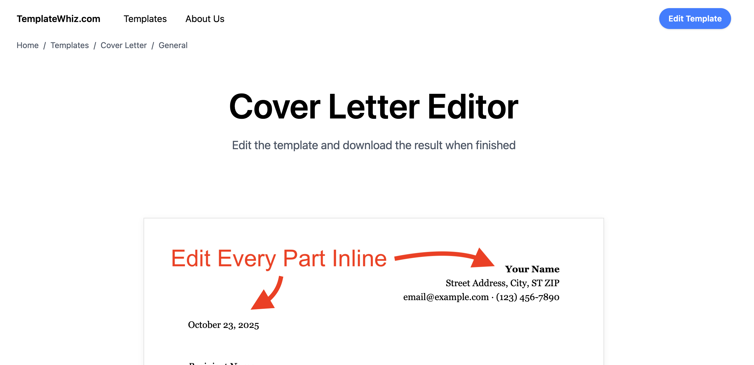 Instant templates for real-world needs screenshot 3