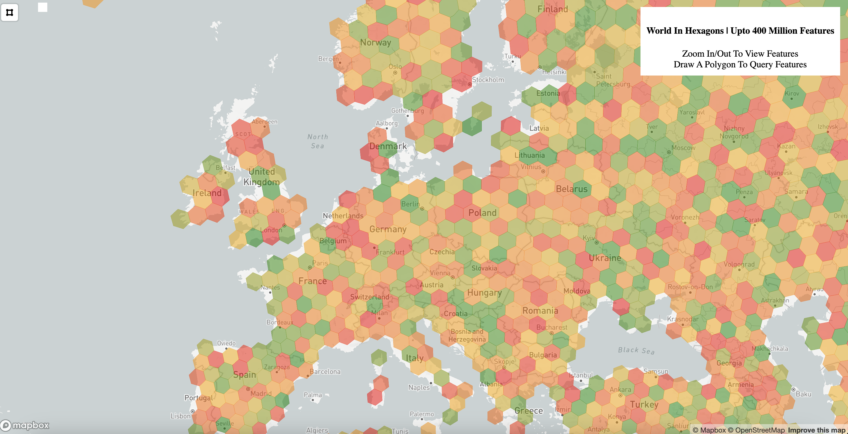 Média Citysense - Hôte, requête, rendre Geojson et fichiers de forme en millisecondes 1