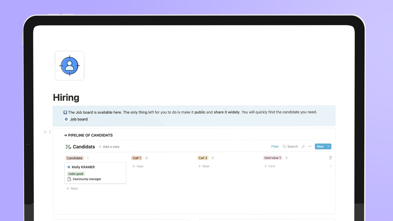 OMDT Notion Template gallery image