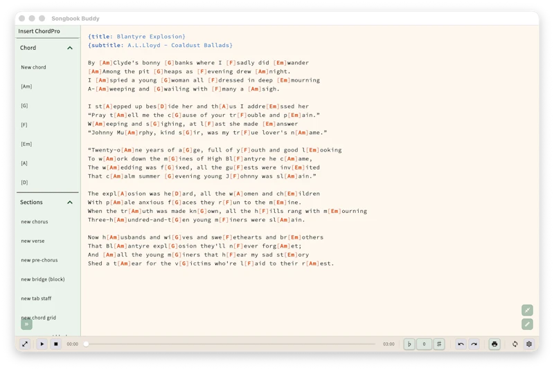 Songbook Buddy screenshot 2