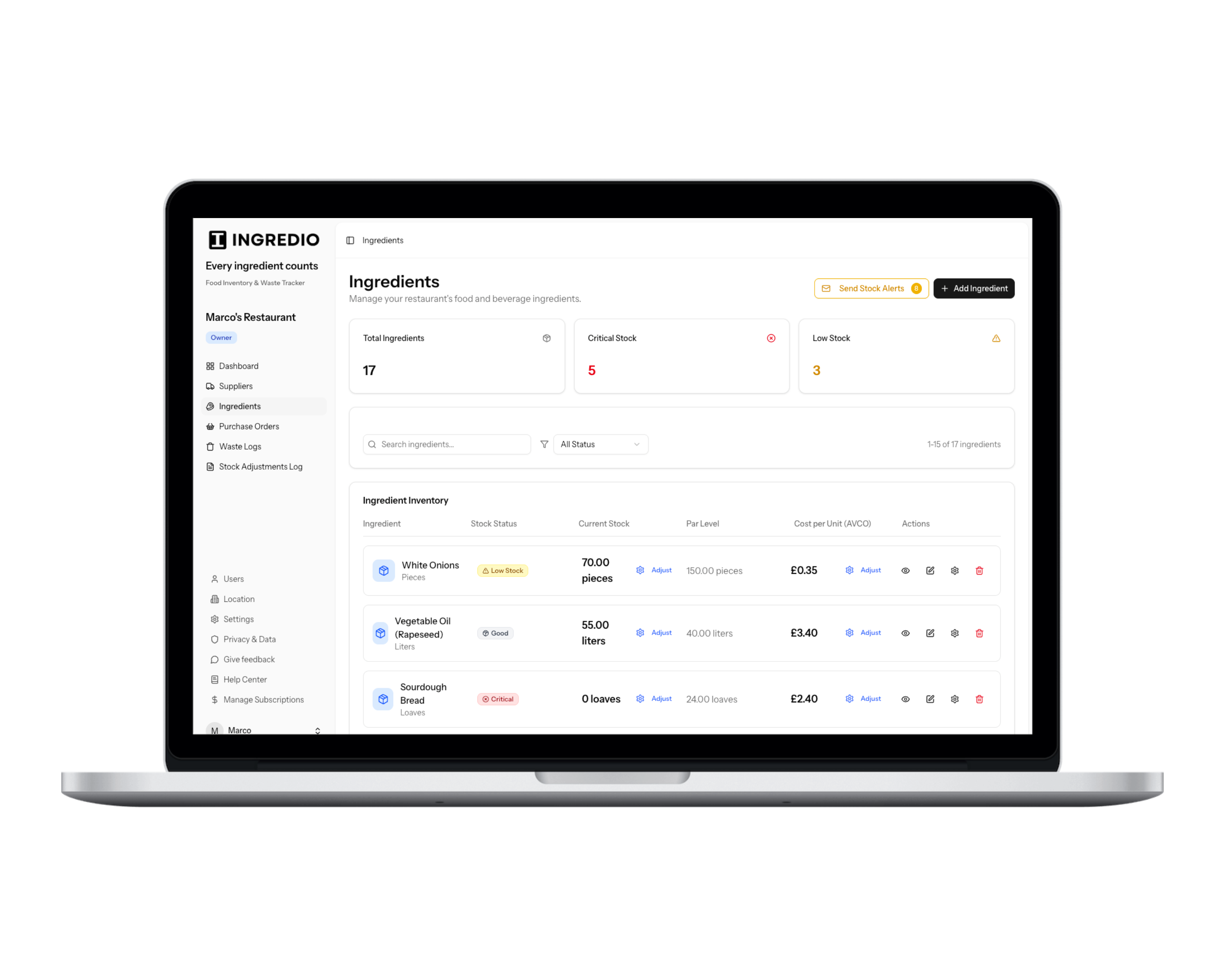 Ingredio: Food Inventory & Waste Tracker gallery image