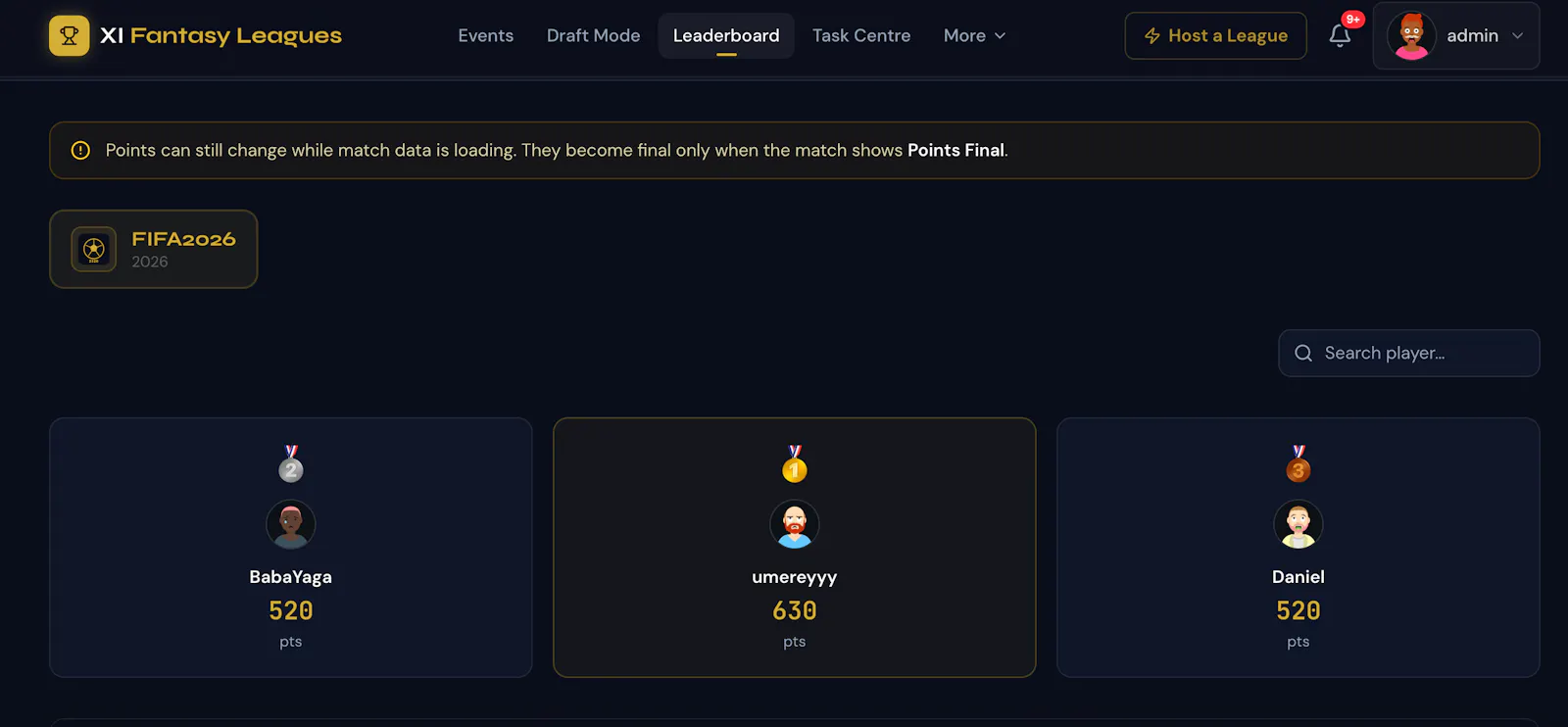 XI Fantasy Leagues screenshot 9