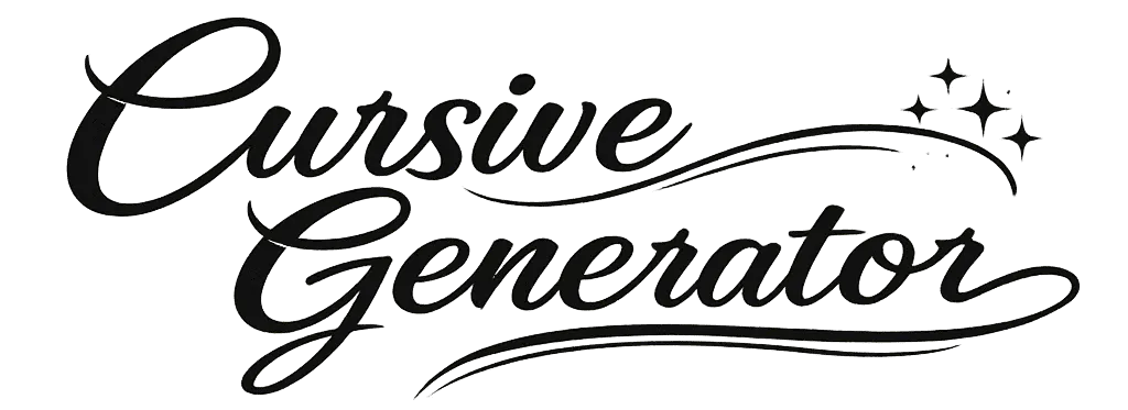 Cursive Font Generator gallery image