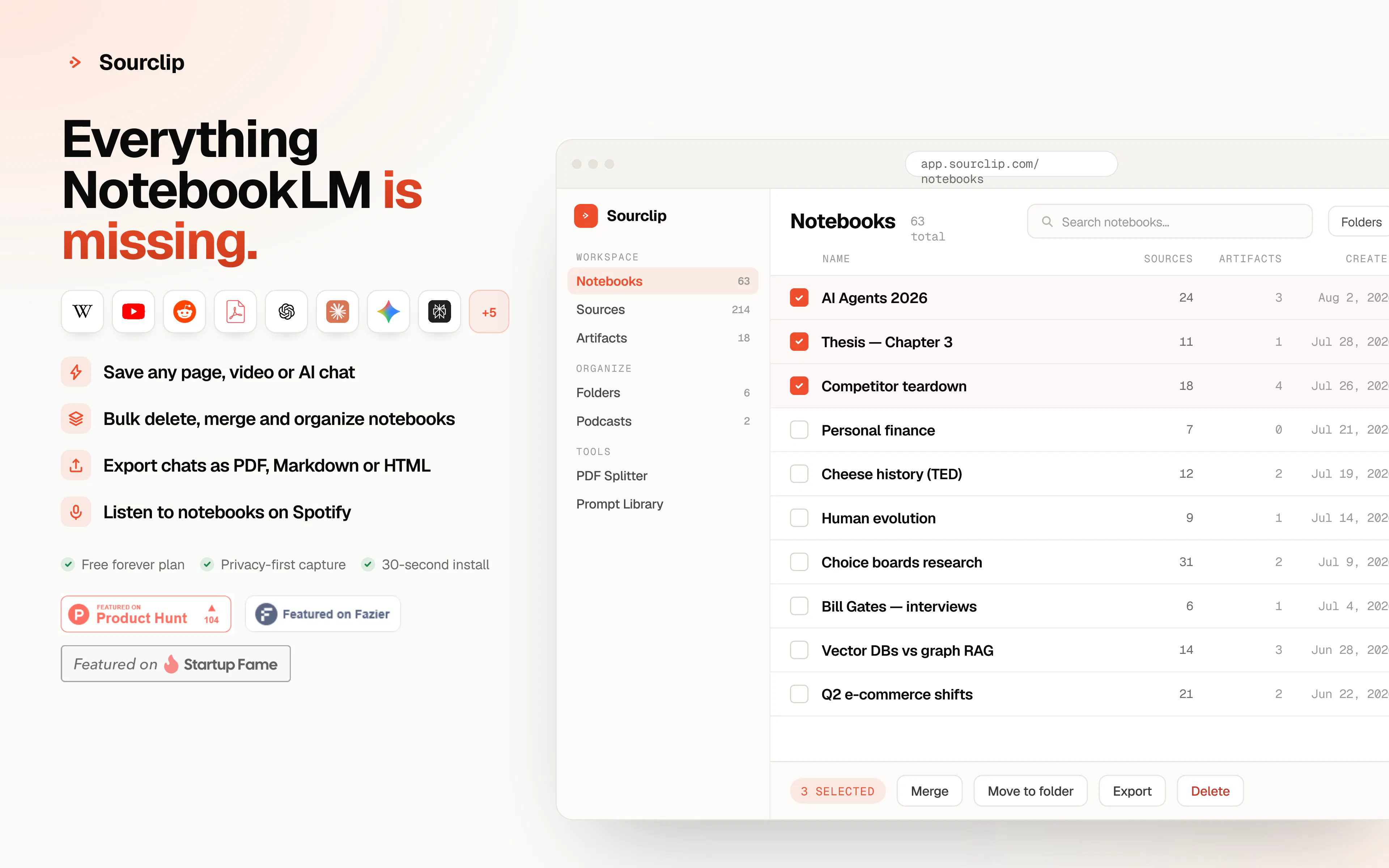 Sourclip — Gemini Notebook Workspace gallery image