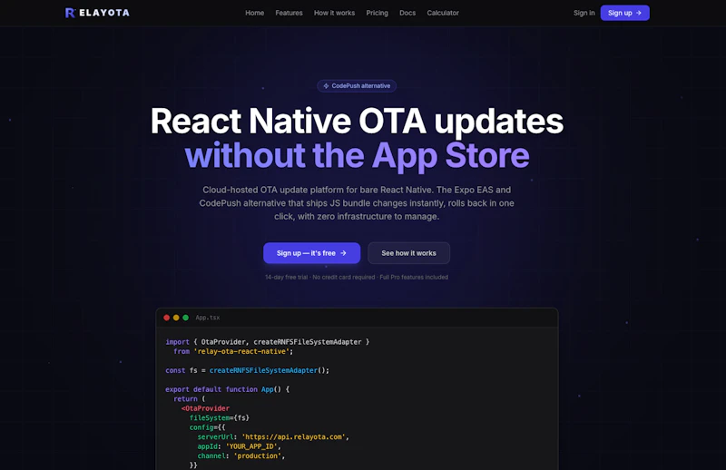 RELAYOTA screenshot 2