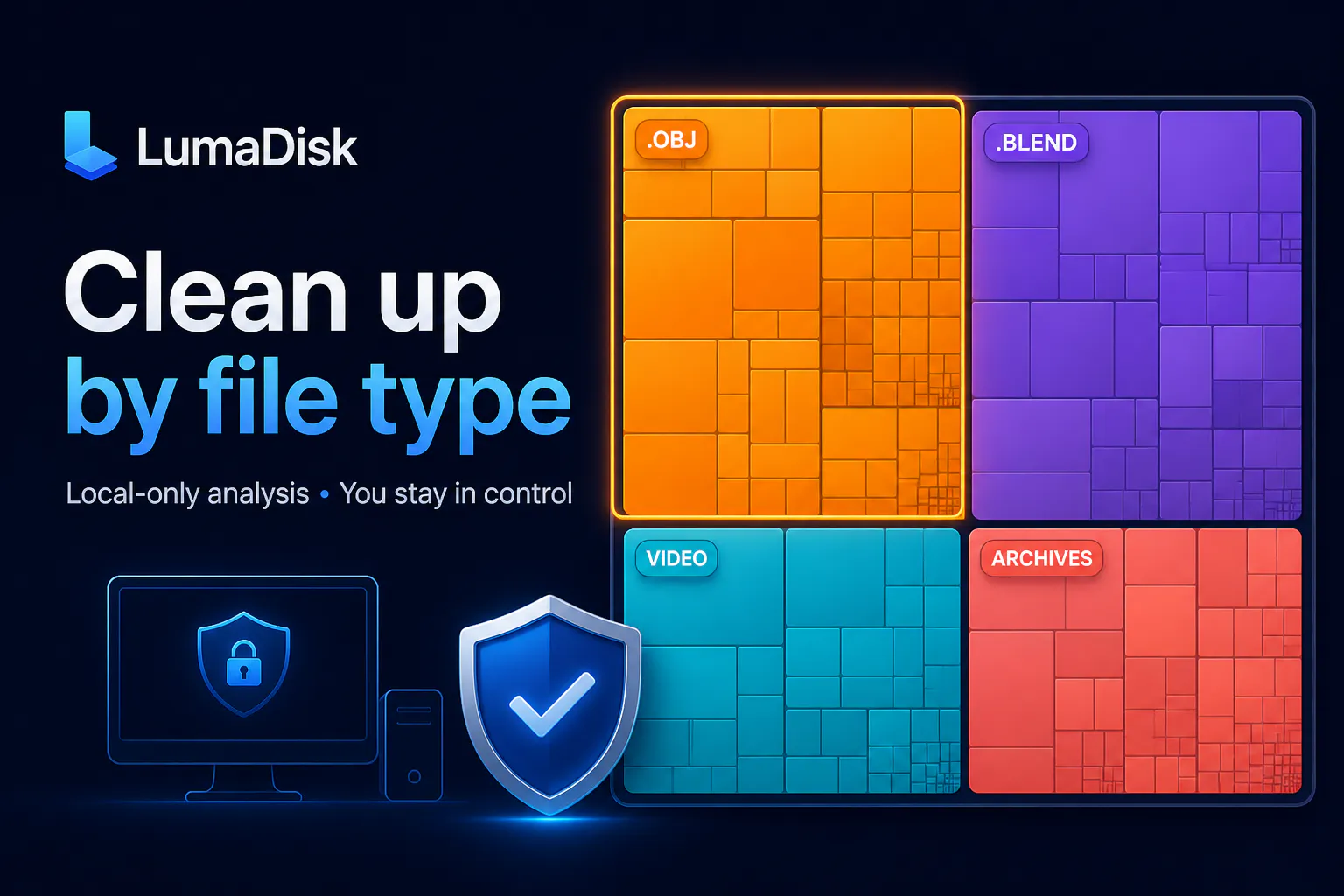 LumaDisk screenshot