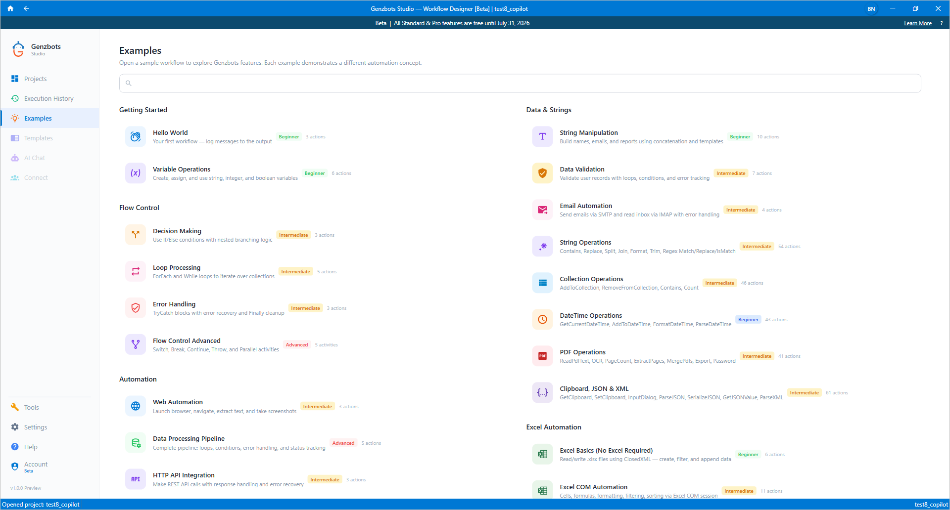 Genzbots Studio - Workflow designer gallery image