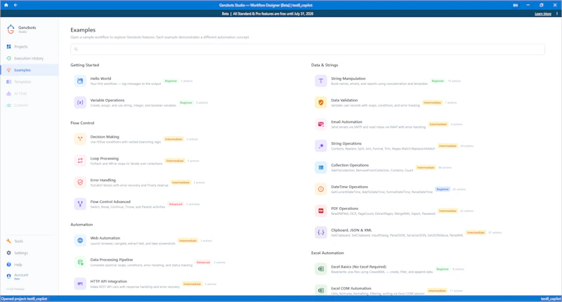 Genzbots Studio - Workflow designer screenshot 3