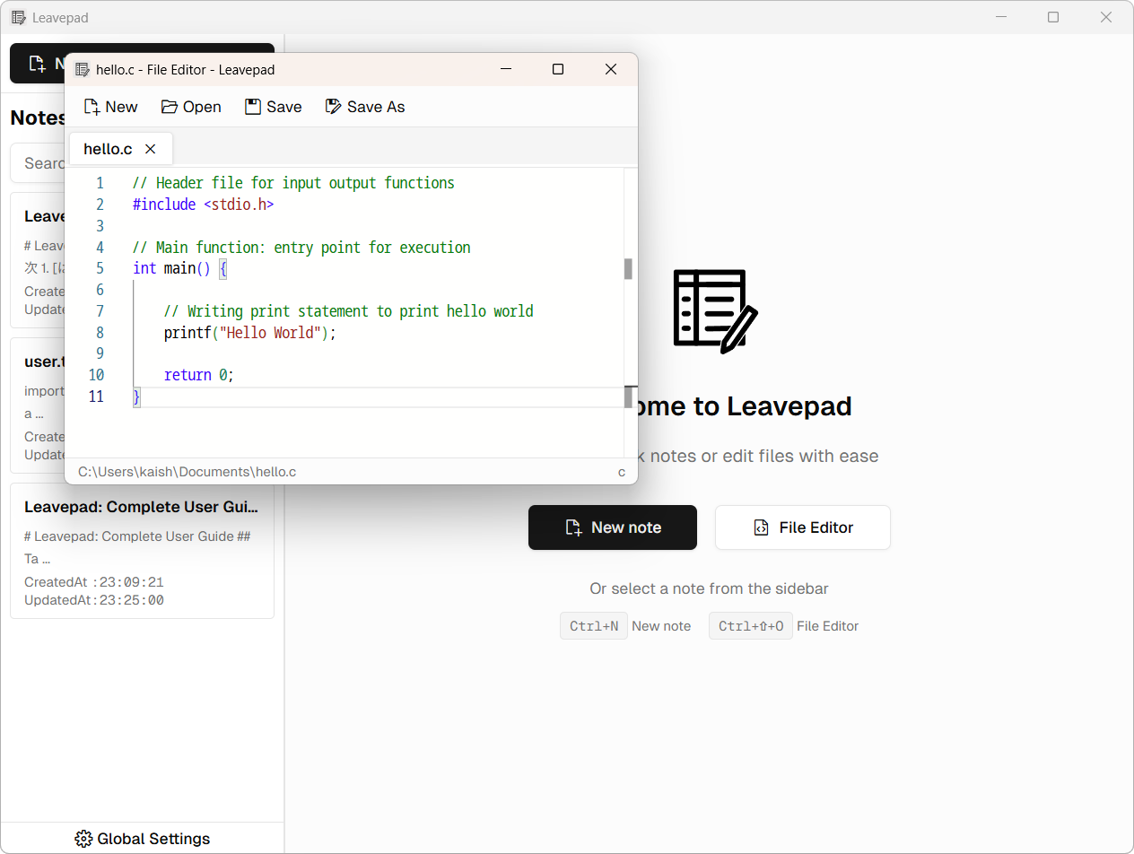 Leavepad - Screenshot 3 showing product features and functionality