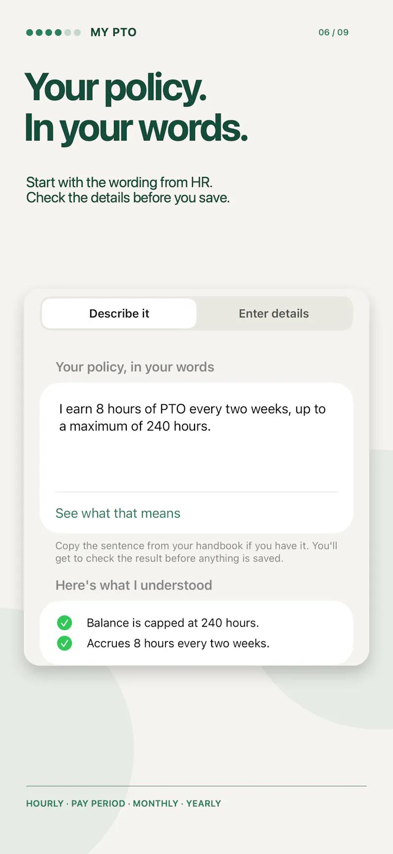 My PTO screenshot 5