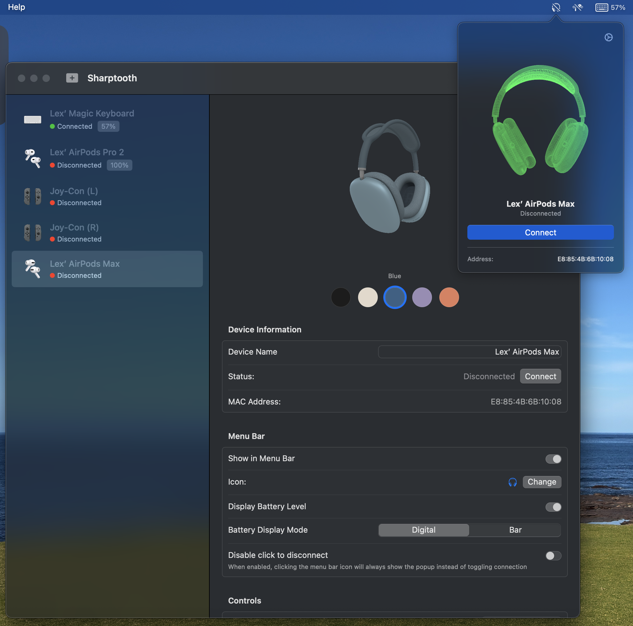 Sharptooth - Controllo Bluetooth con HUD 3D e Hotkeys media 1