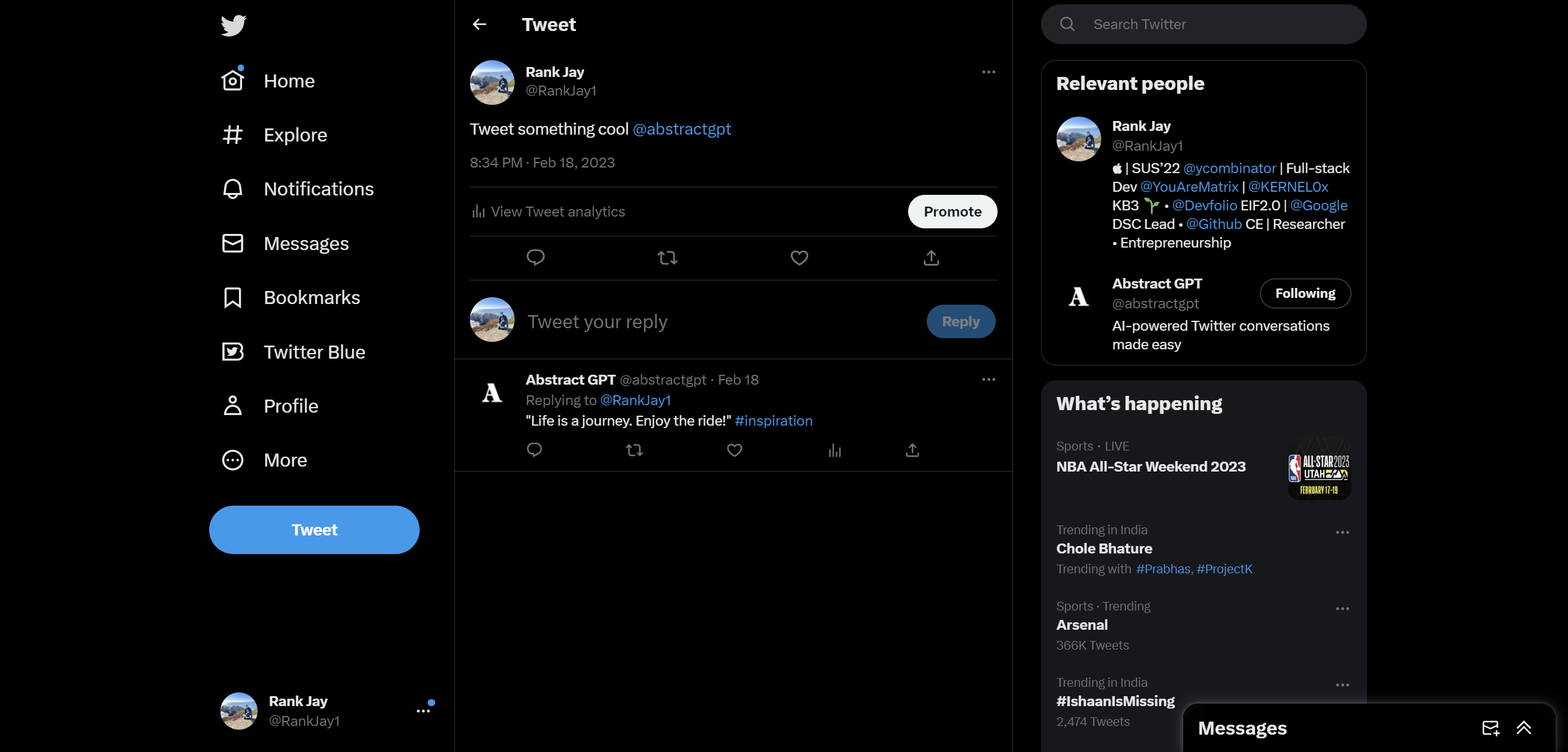 Media Abstrak - Perbualan Twitter berkuasa AI mudah dibuat 3