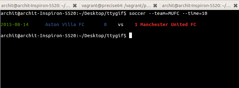 Soccer CLI gallery image