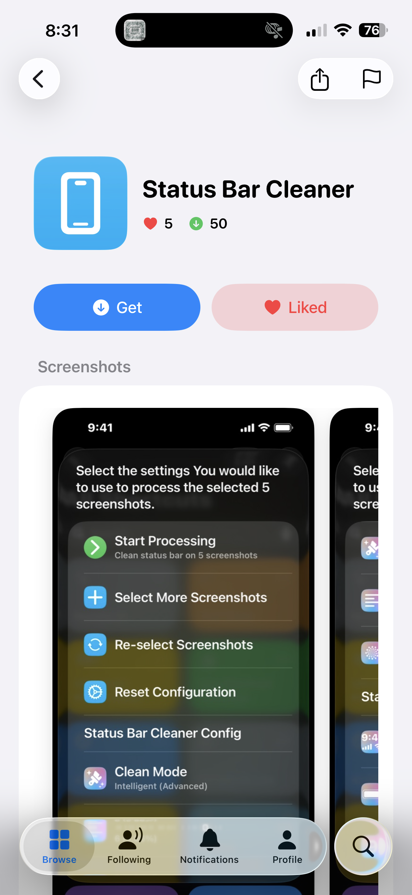 Shortcuty.app gallery image