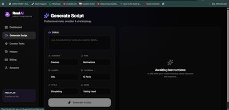 ReelScript AI gallery image