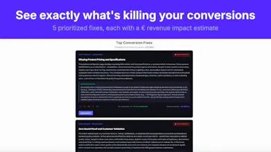 Uservisor — Shopify Revenue Leak Finder gallery image