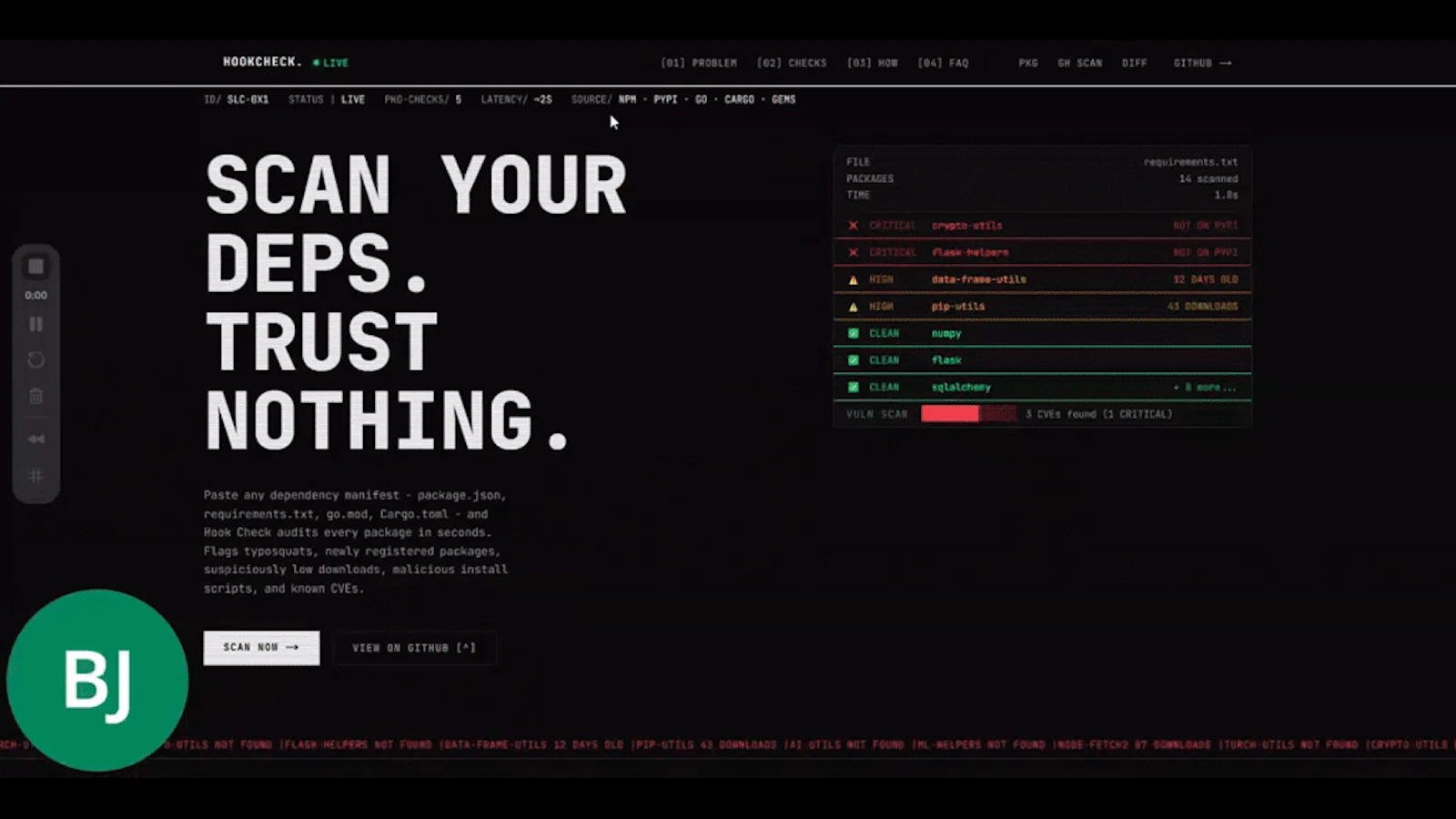 Hook Check screenshot 1 (video preview)