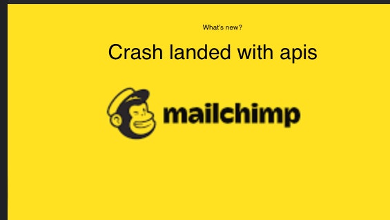 MailChimp API - Автоматизируйте электронные письма, предложения, зарегистрируйте электронные письма медиа 1