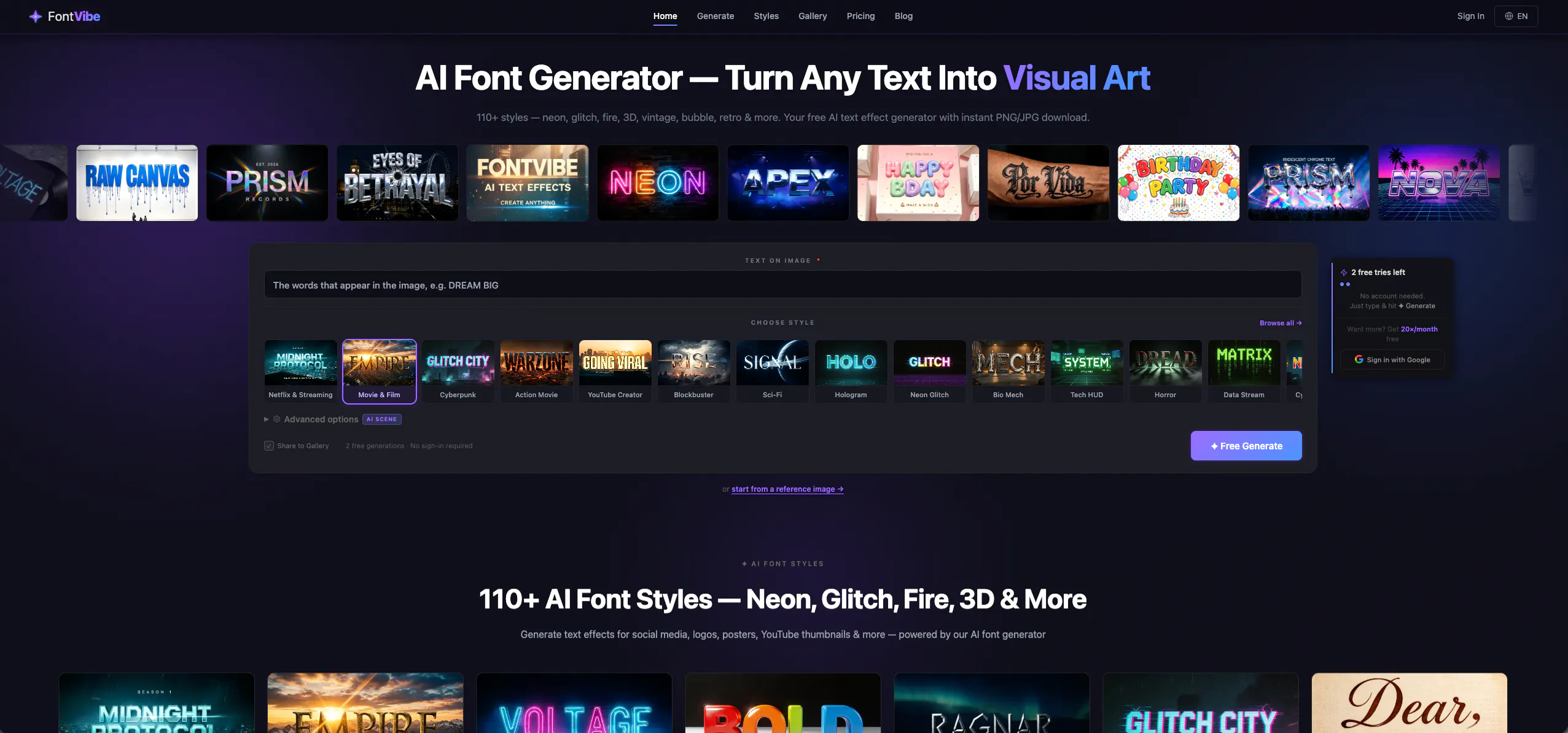 FontVibe gallery image