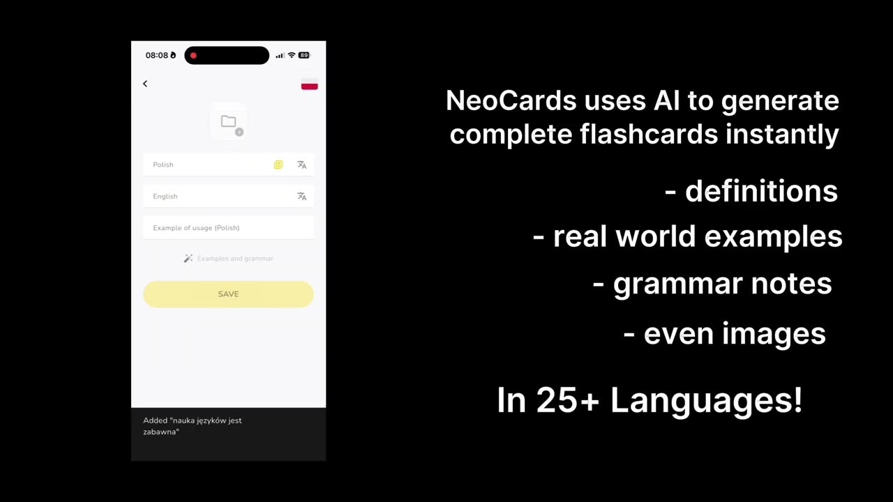 NeoCards: AI Flashcards gallery image