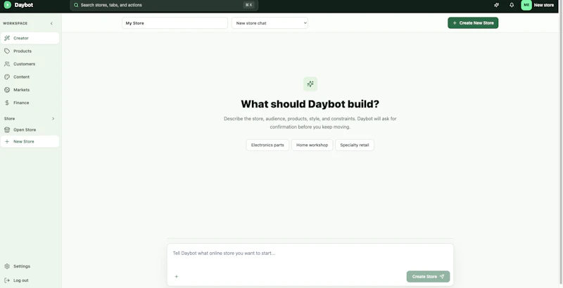 Daybot Storebuilder screenshot 3