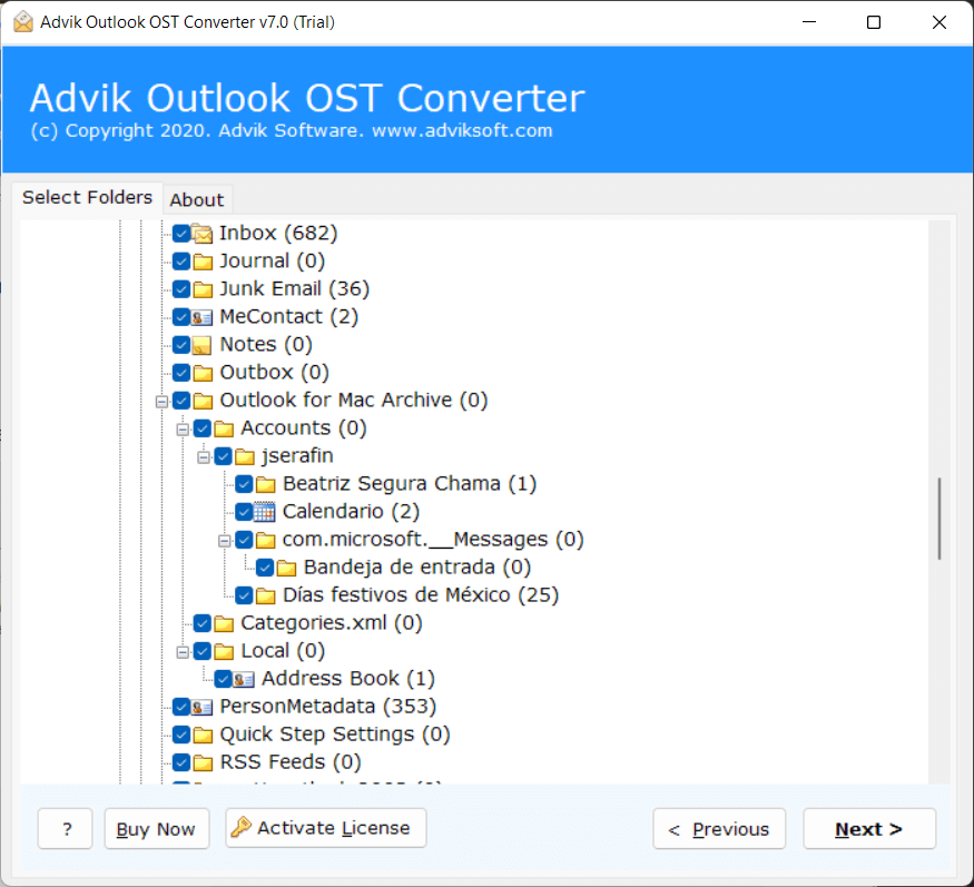 Media Advik OST ke PST Converter - Tukar Outlook Offline OST File ke dalam format PST. 2